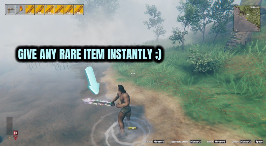 Valheim — Odin's Shop (Give Items) (screenshot 4)